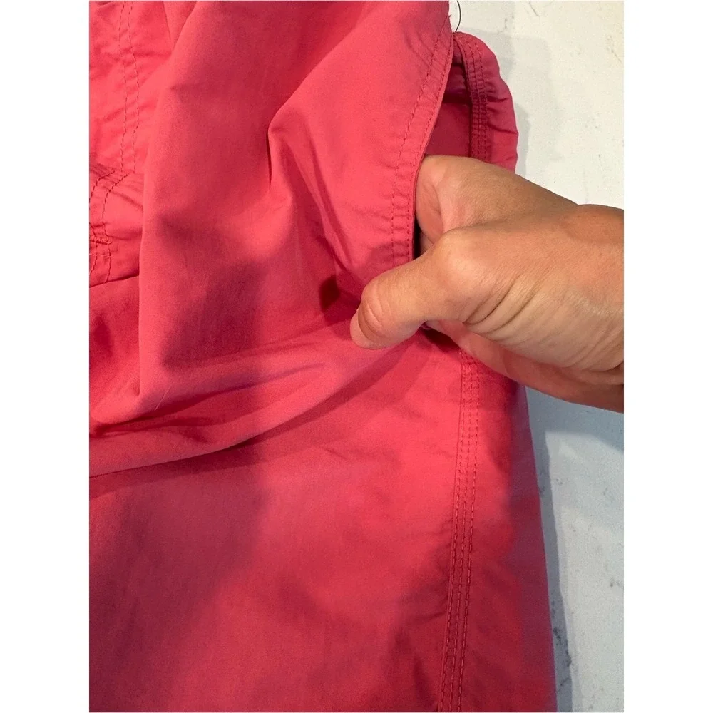 Polo by Ralph Lauren Muted Red Swim Shorts with Drawstring. Size Large